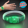 Light Up Motion Activated Green LED Bracelet (5 Days)